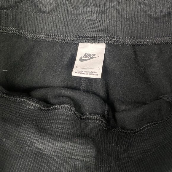 Nike Phoenix Fleece High Waisted Joggers Pants Women's Large Black Gym Running - Picture 7 of 14